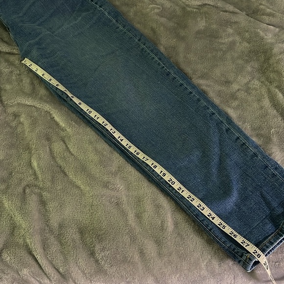 Levi's Blue Straight Boyfriend Jeans - Picture 8 of 8